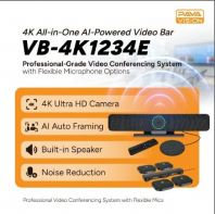 PAVAVISION VB-4K1234E 4K All-in-One AI-Powered Video Bar