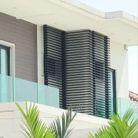 Aluminium Louvre Sunshade & Privacy Screen System