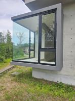 Aluminium Frame Glass Bay Window System