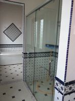 Frameless Tempered Glass Shower Screen with Sliding Door
