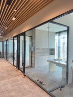 office glass wall