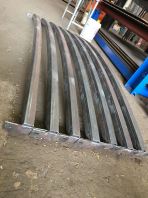 Curved Linkway Metal Fabrication