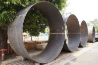 Large Diameter Mild Steel Plate Rolling