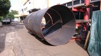 Heavy Duty Mild Steel Plate Rolling to Cylinder