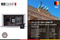 QA1-1500.1D Class-D Mono Block Amplifier (1500W)