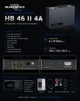 Zapco HB 4614A II 6-Channel DSP 4-Channel Class AB Amplifier
