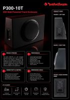 Rockford Fosgate P300-10T 10 Inch 300 Watt Powered Truck Enclosure