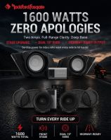 Rockford Fosgate 1600 Watts Motorcycle Audio Stage Upgrade System