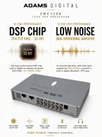 Adams Digital EMC1288 12CH DSP Processor Amplifier
