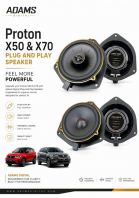 Adams Digital X-50 Front Door Bass Mid Speaker for Proton X50