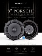 Adams Digital 8 Inch Porsche Plug & Play Speaker