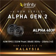 Infinity Alpha 403F 4 Inch 2-Way Coaxial Speaker