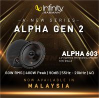Infinity Alpha 603 6.5 Inch 2-Way Coaxial Speaker With Grille