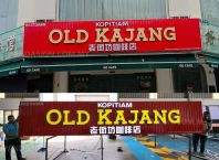 3D LED Box Up Signboard for Restaurants