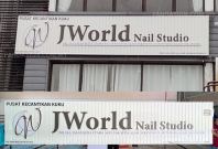 3D PVC Signboard for Nail Salon
