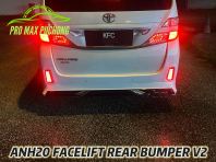 Toyota Alphard / Vellfire ANH20 Modellista Facelift Rear Bumper V2 (AGH30 Style)