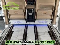 Toyota Alphard ANH20 & AGH30 White Marble Under-Seat LED Step Foot Rest