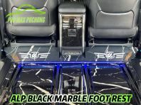 Toyota Alphard ANH20 & AGH30 Black Marble Under-Seat LED Step Foot Rest