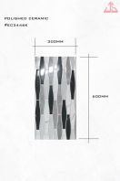 Polished Ceramic Feature Tile EC3446K 300x600mm