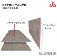 Aston Taupe Matte Porcelain Tile 36P006D