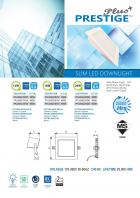 PRESTIGE PLUS SLIM LED DOWNLIGHT 12W/18W/24W SQUARE