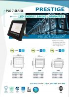 PRESTIGE IP65 LED ENERGY SAVING LUMINAIRES PLS 7-SERIES 50W/ 30W/ 10W