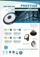 PRESTIGE UFO LED HIGH BAY ENERGY SAVING LUMINAIRES 100W/200W/150W/250W