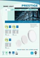 PRESTIGE LED SURFACE PANEL LIGHT 15W/20W/26W RD