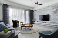 DEKA CONCEPT MINI LED 34'' INCH CEILING REMOTE FAN 2 COLOURS