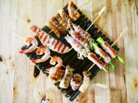Signature Mixed Robata Skewers Platter