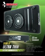 Dual 8�� Ultra Thin Active Subwoofer