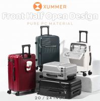 Xummer 20/24 Inch Front Half Open Design Pure PC Luggage Xummer 20/24 Inch Front Half Open Design Pure PC Luggage