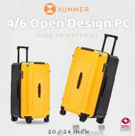 Xummer 20/24 Inch 4/6 Open Design Pure PC Luggage Xummer 20/24 Inch 4/6 Open Design Pure PC Luggage