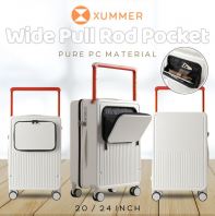 Xummer 20/24/ Inch Wide Pull Rod Pocket Pure PC Luggage Xummer 20/24/ Inch Wide Pull Rod Pocket Pure PC Luggage