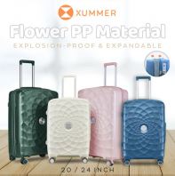 Xummer 20/24 Inch Flower PP Expolosion-Proof & Expandable Luggage Xummer 20/24 Inch Flower PP Expolosion-Proof & Expandable Luggage