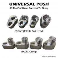 Adaptor Denso R134a Female Type Pad Head Convert To R12 O-Ring Union
