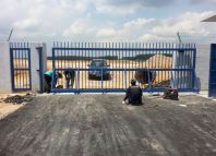 Steel Site Fence Gate