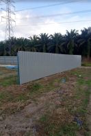 Plantation / Land Hoarding Fence on Slope Area   Supply & Install