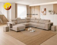 Pet-Friendly Fabric (Brown) 2275 Big Corner Comfortable Sofa Set Pet-Friendly Fabric (Brown) 2275 Big Corner Comfortable Sofa Set