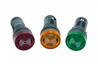 LED Neon Lamp W/buzzer (22mm)