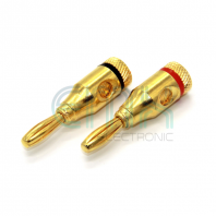 EK-6207G BANANA GOLD PLUG 40MM