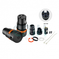 TYS-LX3F 3P XLR ROTATE SOCKET