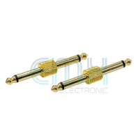 TAA-124MG 6.35MM TS M-M GOLD ADAPTOR