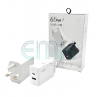 USB006 USB A+TYPE C 65W FAST CHARGER FOR LAPTOP