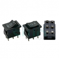 ESR-5/7 6 PIN CENTER OFF AC ROCKER SWITCH