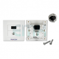 MTW-706 HDMI + CAT6 WALL PLATE