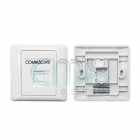 RJ45-1/ COM 3X3 1WAY FACE PLATE