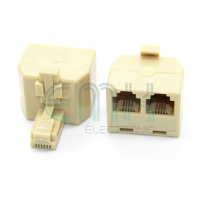 TEL 90 TEL 4C 1 M   2X F ADAPTOR