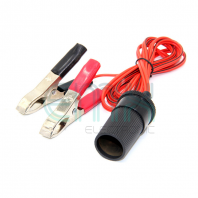 EC-236 2XBATTERY CLIP   AUTO SOCKET CABLE