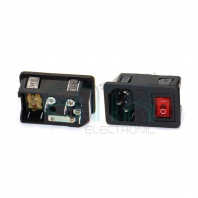 EJR-0771 POWER PLUG WITH FUSE HOLDER